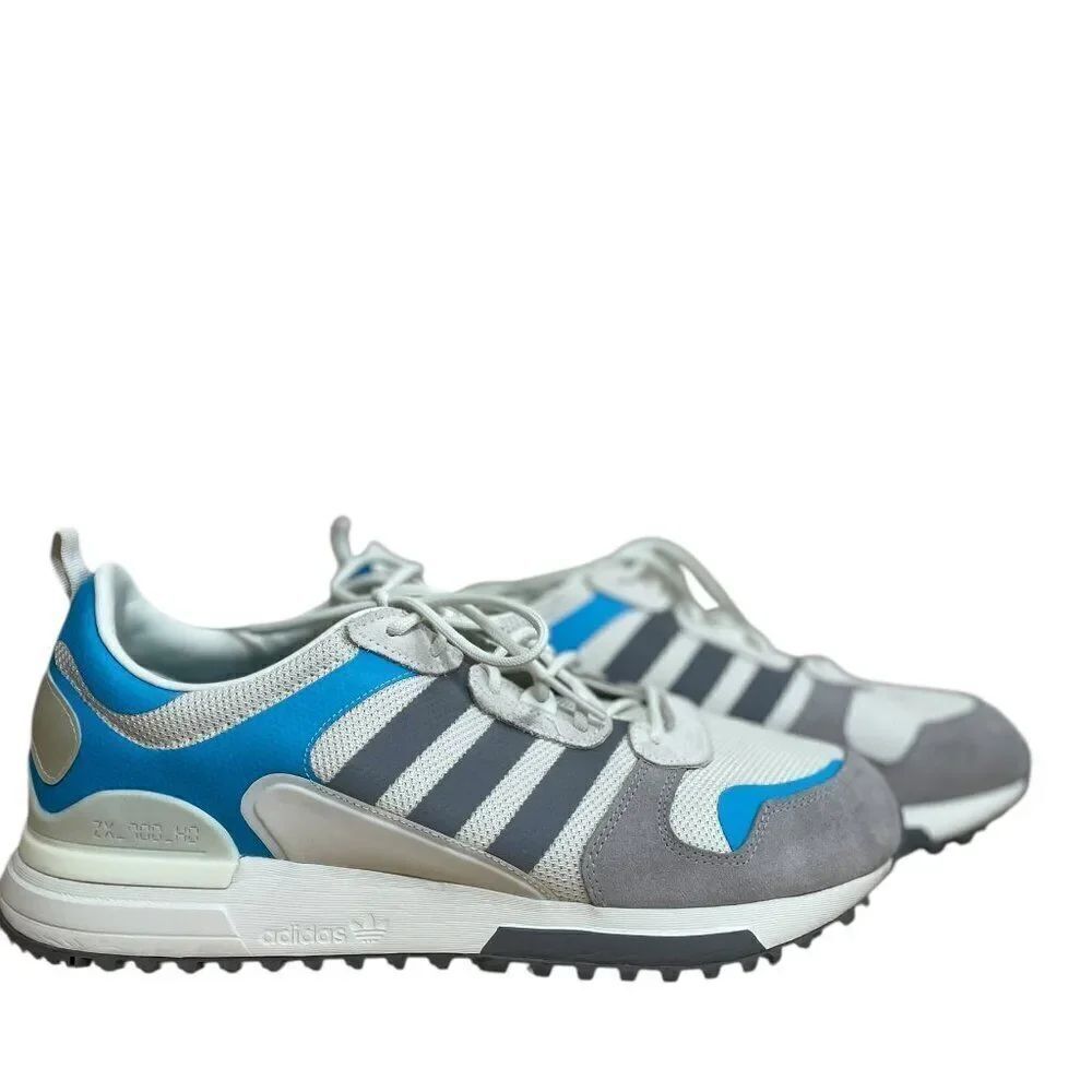Adidas ZX 700 HD Art GX8941 Gray / White / Blue Men's Sneakers US Size 13
